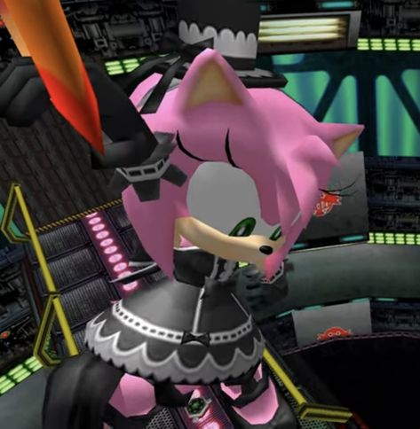 Amy Rose Pfp Y2k, Emo Amy Rose, Gothic Amy Rose, Amy Sonic Pfp, Goth Amy Rose, Sonic Pfp Y2k, Amy Rose Pfp, Amy Pfp, Amy Rose Hedgehog