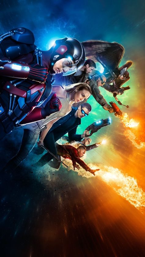 Legends Of Tomorrow Wallpaper, Arrowverse Wallpaper, Tomorrow Wallpaper, Rip Hunter, Dc's Legends Of Tomorrow, Legends Of Tommorow, Wallpapers For Phone, Dc Legends, Legends Of Tomorrow