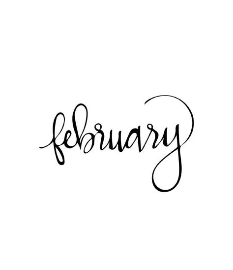 February 1, 2017 It's also the first Wednesday of the month and that means Rendezvous. February Calligraphy Hand Lettering, February Word Art, February Hand Lettering, February Typography, February Calligraphy, February New Month, February Lettering, Sea Calligraphy, February Word