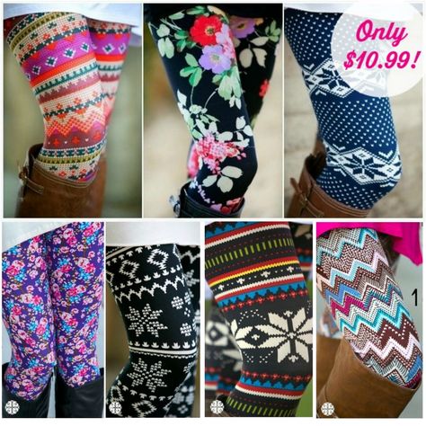 I am in LOVE with the fun patterned legging trend going on! Women Tunic, Tunic Style Tops, Cute Leggings, I Am In Love, Patterned Leggings, Happy Girl, Leggings Pattern, Best Leggings, Am In Love