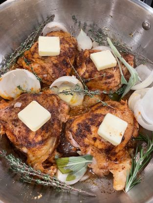 Sage Chicken Recipes, Seared Baked Chicken, Sage Chicken Recipes Crock Pot, Chicken With Sage Recipes, Sage Roasted Chicken, Baked Rosemary Chicken Breast, Rosemary Sage Chicken, Roasted Sage Chicken, Lemon Rosemary Roasted Chicken