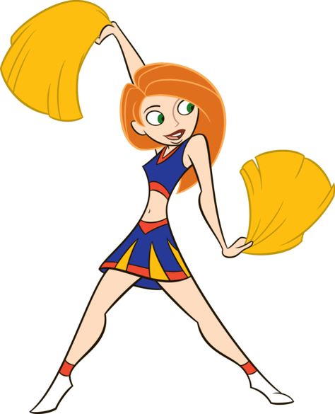 Kim Possible/Gallery | Disney Wiki | Fandom Cartoon Cheerleader, Kim Possible Characters, Kim Possible And Ron, Nostalgic Characters, Kim And Ron, Tiktok Hacks, Secret Identity, Kimberly Ann, 2000s Cartoons