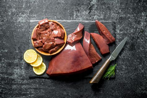 Eating Raw Liver: Benefits, Safety & How Often? Raw Liver Benefits, Beef Liver Benefits, Liver Supplements, Unhealthy Snacks, Eat Beef, How To Cook Beef, Beef Liver, Cleveland Clinic, Grass Fed Beef