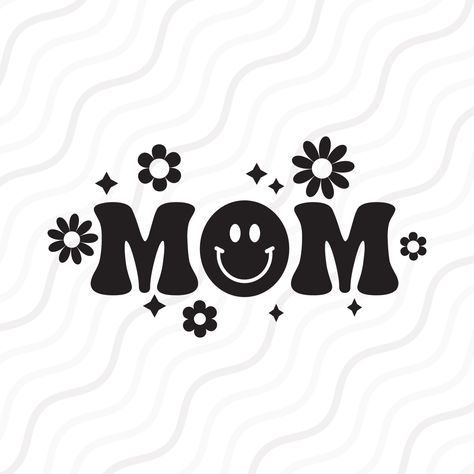 Mother Graphic Design, Mom Svg Files Free, Freshie Designs, Mama Svg Free, 50th Birthday Svg, Boho Mama, Groovy Svg, Cut Table, Business Art