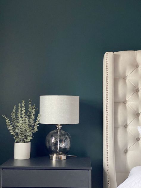 Spellbound Benjamin Moore, Dark Blue Green Accent Wall, Amazon Green Benjamin Moore, Deep Blue Green Paint Colors, Benjamin Moore Blue Green, Benjamin Moore Teal Paint Colors, Benjamin Moore Twilight, Bedroom Paint Colors Benjamin Moore, Deep Green Paint