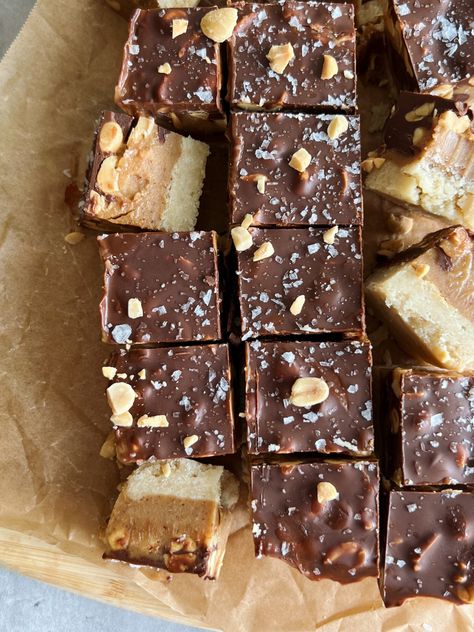 Homemade Peanut Butter Eggs, Peanut Butter Shortbread, Oatmeal Fudge Bars, Vegan Snickers, Peanut Butter Caramel, Homemade Shortbread, Gluten Free Shortbread, Butter Shortbread, Caramel Ingredients