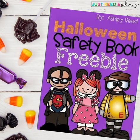 The free printable Halloween safety tips booklet has safety tips for children trick or treating. It makes the perfect Halloween activity for the classroom! Halloween Safety Tips For Kids, Halloween Social Studies Activities, Halloween Safety Activities, Fall Reading Activities, Free Printable Coloring Book, October Preschool, Fire Safety Theme, Halloween Lesson Plans, Halloween Block Party