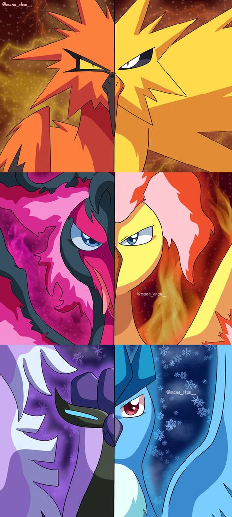 Legendary Pokemon Sketch, Legendary Pokemon Drawings, Pokemon Legendary Birds, Scary Pokemon, Articuno Zapdos Moltres, Pokemon Legendary, Wallpaper Pokemon, Pokemon Z, Deviantart Pokemon