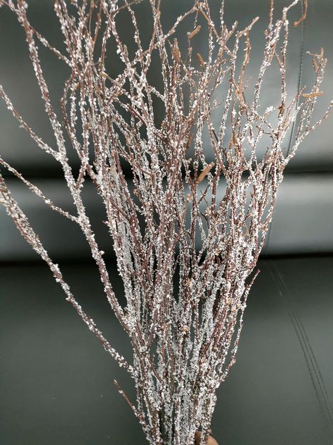 PRICES MAY VARY. Color:snowflake Glittered Birch Branches.Such dried birch are painted with snowflake,also have glitter on them. Qty:about 13-15 stems wiht a led light,these branch sticks are very thick and very long.,ideal for floor vase Length:total length about 20-24 inch.This is a natural product, so size and length of the branches may vary slightly. Application:Decorative birch branches are beaded with small beads to give texture and fun eye candy to your branches and arrangements. We focus Floor Vase Christmas Arrangement, Christmas Vase Arrangements, Winter Wonderland Christmas Decorations, Twigs Decor, Glam Christmas Tree, Christmas Bridal Showers, Square Wreath, Rama Seca, Wedding Branches