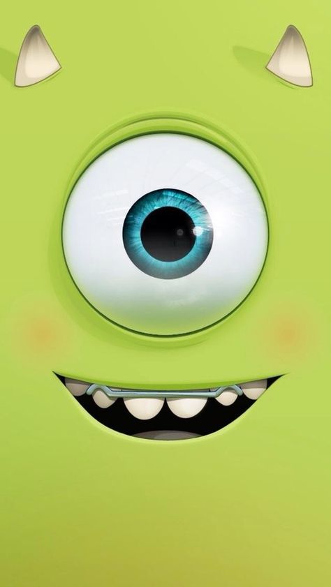 Quirky Wallpaper, Monsters Inc Mike, Mike Wazowski, Cartoon Wallpaper Hd, Funny Phone Wallpaper, Emoji Wallpaper, Disney Disney, Cute Disney Wallpaper, Cute Monsters