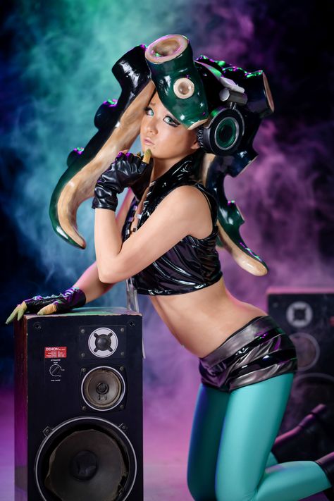 Splatoon 2 Marina Splatoon Cosplay, Marina Outfits, Splatoon Fashion, Splatoon Marina, Splatoon Cosplay, Marina Splatoon, Splat Tim, Geek Culture, Splatoon