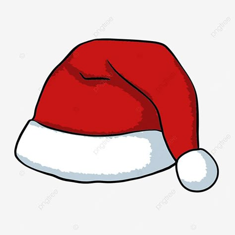 Christmas Hat Clipart, Christmas Png Images, Santa Hat Vector, Bongo Cat, Botanical Vector, Santa Claus Clipart, Family Holiday Cards, Disney Fine Art, Medical Background