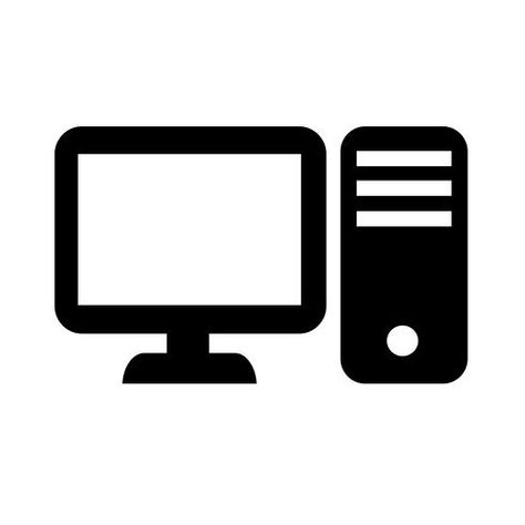 Computer Vector, Clay Inspo, Sign Image, Free Vector Illustration, Computer Icon, Cat Air, Computer Desktop, Desktop Pc, Free Vectors