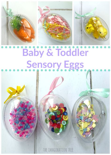 Make some gorgeous DIY Easter Sensory Eggs for Babies and Toddlers using easy to find materials! Perfect as an unusual gift idea, when there’s been enough chocolate already! And brilliant size and shape for little hands to safely hold, mouth and explore by rolling, shaking and tapping. I am SUCH an early years teacher still,...Read More » Easter Sensory, Easter Activities For Toddlers, Easter Play, Early Years Teacher, Easter Crafts For Toddlers, Toddler Craft, Imagination Tree, Easter Arts And Crafts, Eggs For Baby