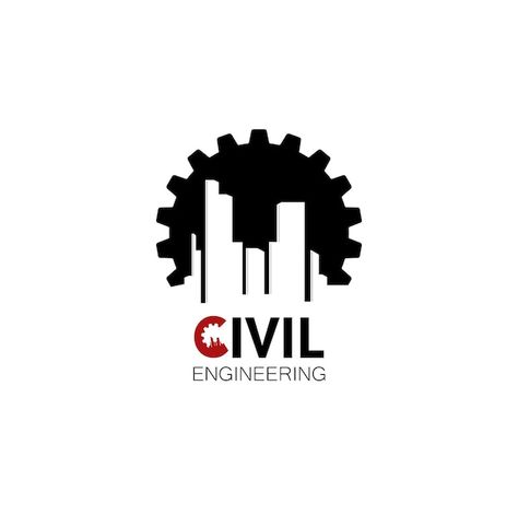 Civil Engineering Logo Design, Civil Engineering Logo, Engineering Logo, Building Icon, Civil Engineering, Premium Vector, Graphic Resources, Logo Design, Engineering