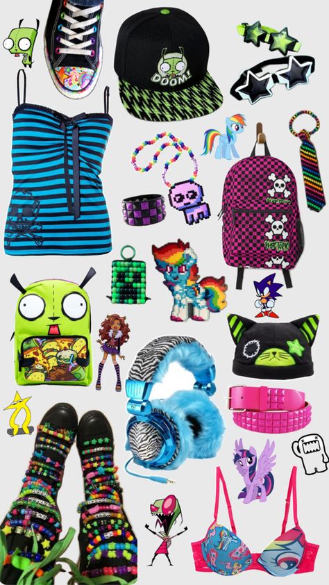 Scene Collage Emo Collage, Scene Moodboard, 2000s Scene Aesthetic, Scenemo Outfits, Scene Kid Outfits, Scene Collage, Aesthetic Chaos, Scene Icons, Scene Inspiration