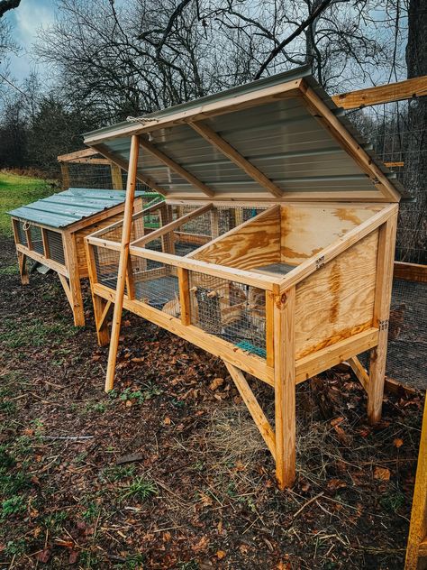 Rabbit Grow Out Pen, Diy Bunny Hutch Outdoor, Bunny Hutch Diy Outdoor, Meat Rabbits Housing, Diy Rabbit Hutch Outdoor, Pallet Rabbit Hutch, Rabbitry Ideas, Rabbit Hutch Ideas, Sims Farm