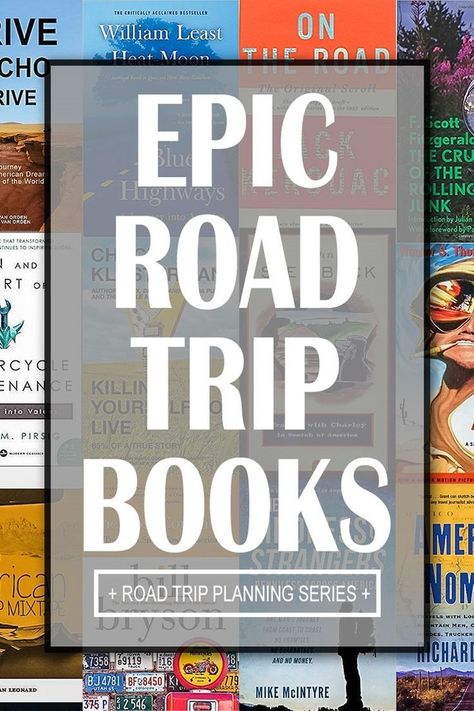 Get inspired for your next road trip with this Ultimate List of Epic Road Trip Books Road Trip Books, Books Thrillers, Southwest Travel, Literary Travel, Road Trip Games, Travel Books, Travel Reading, Road Trip Planning, Road Trip Fun