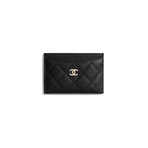 Grained Calfskin & Gold-Tone Metal Black Classic Card Holder | CHANEL Chanel Card Holder, Moda Chanel, Mode Chanel, Chanel Store, Fashion Chanel, Classic Card, Couture Mode, Chanel Fashion, Jewelry Online Shopping