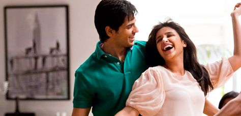 A still from Zehnaseeb Hasee Toh Phasee, Indian Movie Songs, Housefull 4, Bollywood Movie Songs, Sidharth Malhotra, Song Hindi, Parineeti Chopra, Bollywood Songs, Movie Songs