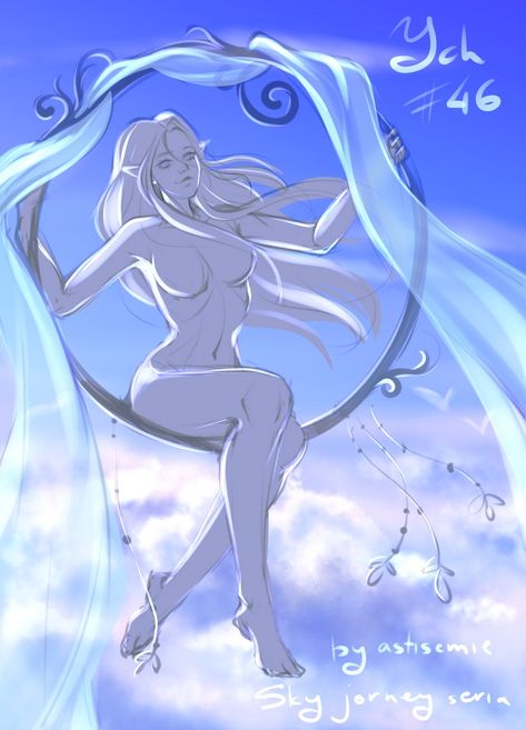 Pouring Water Drawing Reference, Godess Drawing Reference, Goddess Drawing Reference Pose, Floating Hair Drawing Reference, Summer Poses Drawing, Mermaid Poses Drawing, Anime Base Female Drawing Reference, Goddess Pose Reference, Magic Poses Reference Drawing