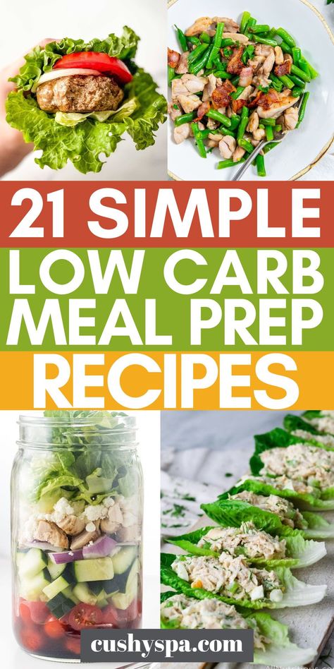 Our guide to easy meal prep will show you delicious, healthy recipes to make that will keep you satisfied all day long. We’ve got you covered with the best low carb meals for your lunches and dinners. Low Carb Meal Prep Dinner Ideas, Low Carb Menu For A Week, Lowcarb Meal Prep Ideas, Meal Prep Keto For The Week, Low Carb Meal Prep For The Week, No Carb Meal Prep, Best Low Carb Meals, Low Carb Meal Prep Ideas, Easy Keto Meal Prep