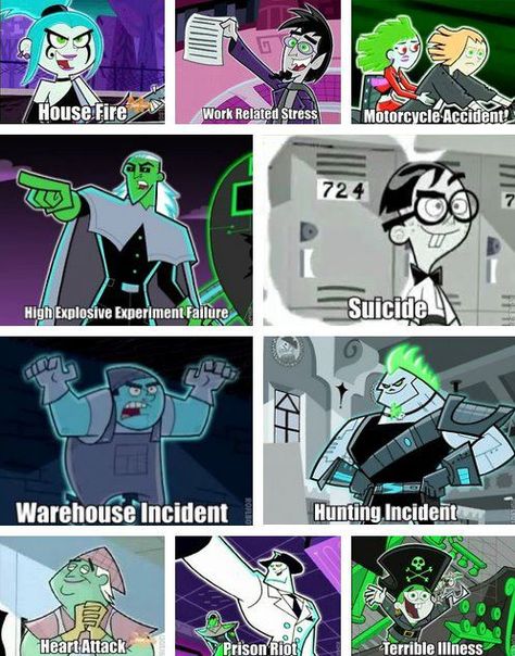 Danny Phantom - How the ghosts all died Childhood Ruined, Timmy Turner, Right In The Childhood, Randy Cunningham, Mini Comic, Danny Phantom, Jack Kirby, Disney And Dreamworks, Disney Channel