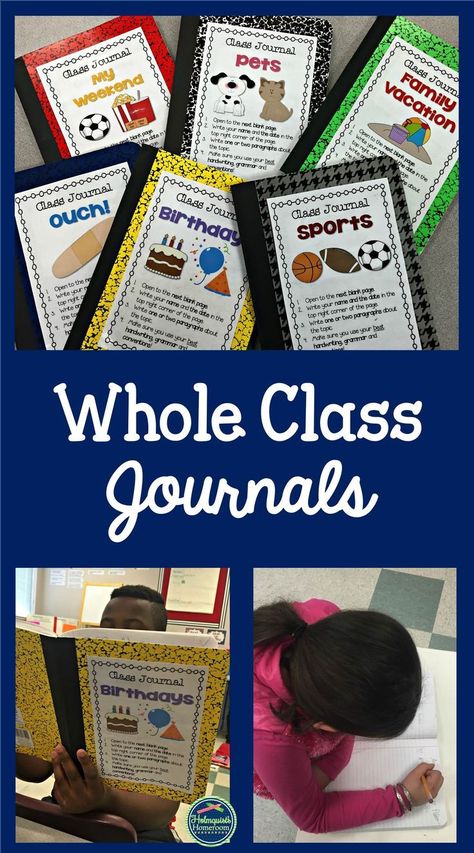 Whole Class notebooks are such an EASY addition to Work on Writing, or Writing Centers, and help build a classroom community of writers! 3rd Grade Writing, Writing Centers, Writing Station, 2nd Grade Writing, First Year Teaching, Making Inferences, 4th Grade Writing, First Grade Writing, Writing Area