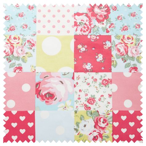 Patchwork Oilcloth | View All | CathKidston Kids Fairy Party, Kath Kidston, Cath Kidston Fabric, Budget Blinds, Fairy Parties, Patchwork Quilting, Cath Kidston, Oil Cloth, Bags Fashion