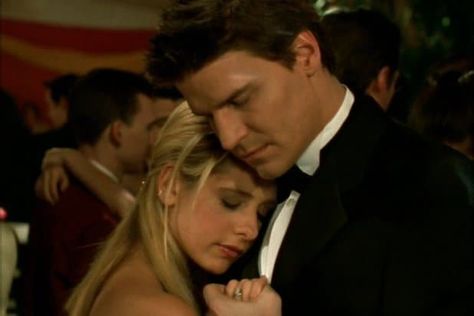 'Buffy' Alum David Boreanaz Disagrees With Stacey Abrams in Angel vs Spike Debate Buffy And Angel, Best Tv Couples, Buffy Summers, David Boreanaz, Joss Whedon, Tv Couples, Sarah Michelle Gellar, Buffy The Vampire, The Twilight Saga