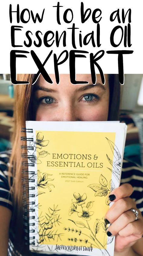 Is using Essential oils in your home intimidating? Don't let it be! Here's my guide to being an essential oils expert with all my favorite books and resources!  www.thepricklypilotswife.com #doterra #book #essentialoils Emotions And Essential Oils, Essential Oil Books, Essential Oils For Headaches, Essential Oil Carrier Oils, Yl Oils, Essential Oils Guide, Ylang Ylang Essential Oil, Anti Aging Oils, Chamomile Essential Oil