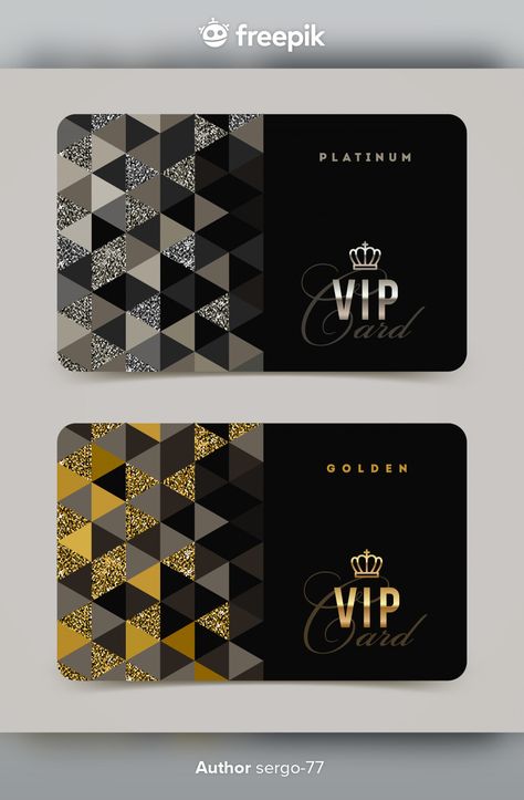 Vip Card Template, Vip Card Design Ideas, Vip Card Design Luxury, Cool Card Design, Vip Card Design, Vip Design, Platinum Card, Member Card, Kawaii School Supplies