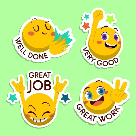 Cartoon good job and great job sticker c... | Free Vector #Freepik #freevector #cartoon #quote #text #congratulations Great Job Stickers, ملصق تحفيزي, Student Clipart, All About Me Preschool, Bon Point, Kids Worksheets Preschool, Job Quotes, Work Stickers, Flashcards For Kids