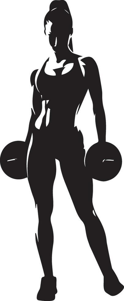 Women Fitness Logo, Gym Vector, Gym Art, Vector Silhouette, Gym Room, Silhouette Illustration, Cricut Designs, Fitness Logo, Stencil Art