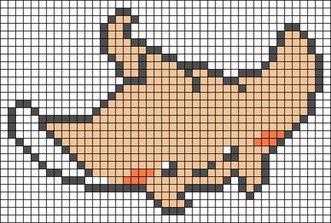 Alpha pattern #26482 variation #53271 | BraceletBook Capybara Alpha Pattern, Pixel Art Otter, Perler Bead Patterns Animals, Pixel Art Pattern Easy Small Cute, Pixel Art Pattern Cute, Pixel Art Cute Animals, Pixel Art Templates Pattern, Pixel Grid Pattern, Cute Pixel Art Grid