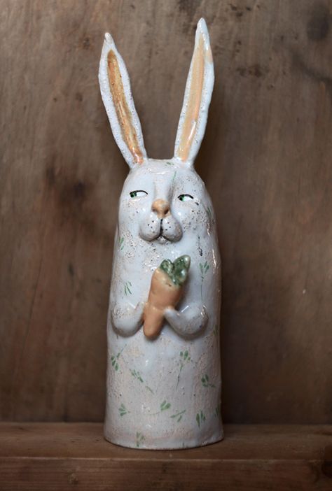 ceramics 2014 on Behance Ceramic Easter Bunnies, Rabbit Easter, Easter Pottery Ceramics, Pottery Rabbit, Pottery Bunny, Rabbit Pottery, Ceramic Rabbits Pottery, Ceramic Easter Ideas, Pottery Easter Ideas