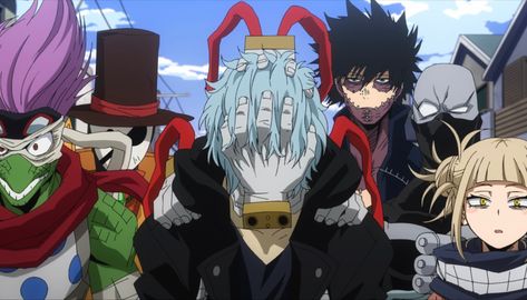 League Of Villains Bnha, League Of Villains, Tomura Shigaraki, Anime Villians, Story Arc, Anime Screenshots, Anime Tattoos, My Hero Academia Manga, Izuku Midoriya