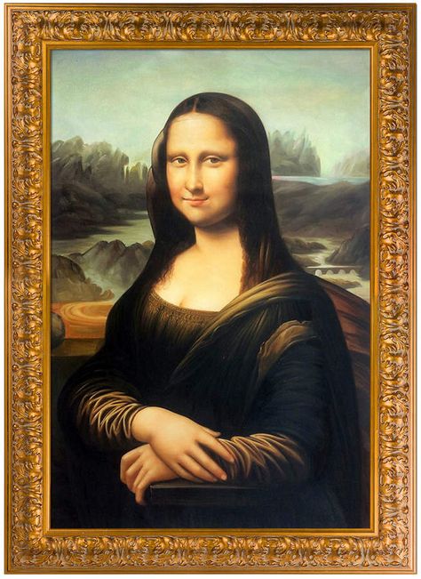 Leonardo Overstock Art Mona Lisa By Da Vinci Oil Reproduction Famous Works Of Art, World Art Day, Art Event, Italian Artist, Natural Wood Frames, Art Framed, Art Sur Toile, Art Day, Oil On Canvas