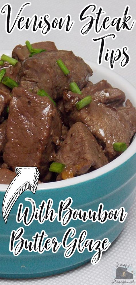 Venison Bites Recipes, Venison Chunks Recipes, Deer Tips Recipe, Venison Sirloin Recipes, Venison Asian Recipes, Venison Steak Recipes Cast Iron, Deer Round Steak Recipes, What To Make With Venison Burger, Venison Steak Recipes Pan Fried