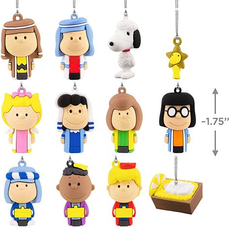 AmazonSmile: Hallmark Peanuts Nativity Countdown Calendar Miniature Christmas Tree Set with 12 Mini Ornaments : Everything Else Miniature Christmas Tree, Mini Christmas Ornaments, Christmas Countdown Calendar, Christmas Tree Set, Peanuts Christmas, Tabletop Christmas Tree, Miniature Christmas Trees, Paper Christmas Tree, Mini Ornaments