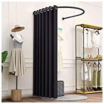 Check this out! Store Fitting Room, Portable Dressing Room, Boutique Dressing Room, Curtain Hanging, Fitting Room, Quality Curtains, Green Room, Changing Room, Boutique Interior