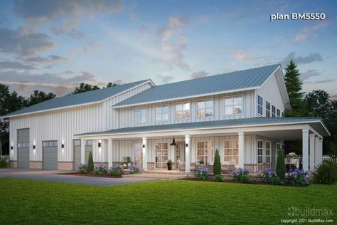 Metal Building House Plans, Barndominium Plans, Farmhouse Floor Plans, Barn Style House Plans, Barndominium Floor Plans, Farmhouse Barndominium, Farmhouse Style House Plans, Shop House Plans, Barn Style House