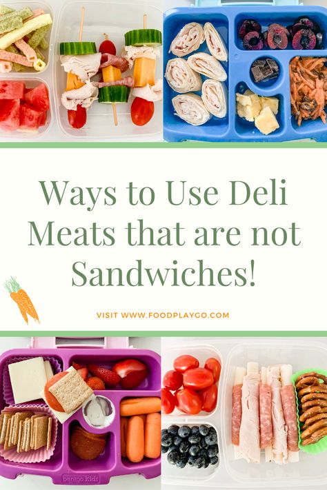 Check out some fun ideas on how to use deli meat for kids lunches when you are bored of sandwiches or your children don’t like just plain turkey & cheese. Recipes Using Turkey Deli Meat, Recipes Using Lunch Meat, Deli Turkey Lunch Ideas, Turkey Lunch Meat Ideas, Deli Meat Lunch Ideas, Turkey Deli Meat Recipes, Lunchmeat Sandwiches, Deli Meat Recipes, Turkey Lunch