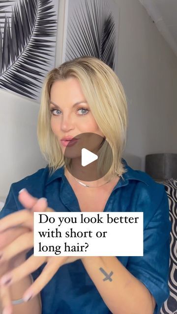 Laudi Lee / social media marketing on Instagram: "Viral hack to check if you look better with Short or long hair.  I have to agree that this is correct, I do look better in long hair and cant wait for mine to grow again.  Let me know what yours say and if it’s correct? 
•
•
•
•
#hairstyles #faceshape #longhair#shorthairstyles #hairtips #haircare #styletips #styleblog #SAcontentcreator #stylegram #styleadvice" Hair From Long To Short, Short Vs Long Hair, Short Hair Vs Long Hair, Short Hair Or Long Hair, Short Or Long Hair, Cool Short Hairstyles, Marketing On Instagram, Medium Hair, Cant Wait