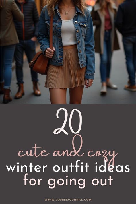 winter outfits Casual Going Out Outfit Night Winter, Teen Girl Winter Outfits, Cute Winter Date Night Outfits, Coffee Date Outfit Winter, Casual Going Out Outfit Night, Teen Essentials, Winter Outfits College, Chunky Knit Sweaters, Outfits For Going Out