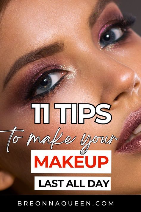 "Unleash the secret to all-day slay with these 11 tips for keeping your makeup looking fresh. Say hello to makeup that stays stunning through every moment, from sunrise to sunset. #AllDaySlay #MakeupTips #BeautyHacks" How To Keep Makeup On All Day, Makeup Last All Day, Born This Way Concealer, Makeup For Moms, Makeup Mistakes, Simple Makeup Looks, Makeup Setting Spray, Makeup Tutorial For Beginners, How To Apply Foundation