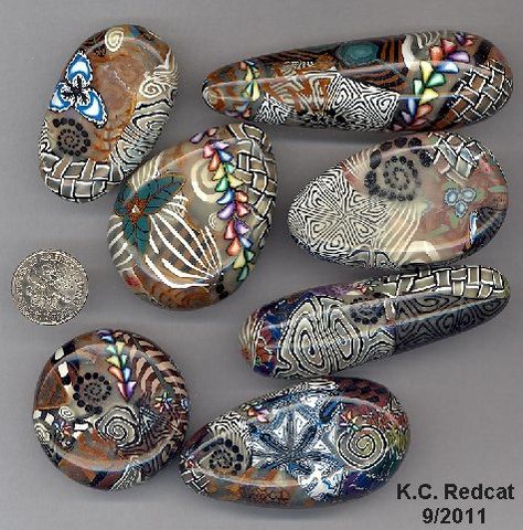 Polymer Clay Kunst, Nice Patterns, Art Coquillage, Clay Pendants, Poly Clay, Polymer Clay Canes, Learning Techniques, Focal Beads, Polymer Jewelry