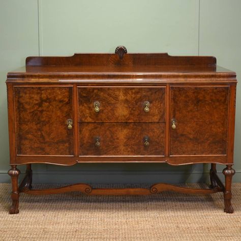 Antique Sideboard Buffet, Sideboard Styles, Sideboards Living Room, Walnut Sideboard, Antique Sideboard, Antique Photos, Sideboard Buffet, Antique Furniture, Sideboard