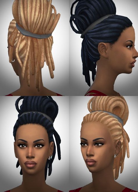 image Dreads Sims 4, Female Dreads, Long Dreadlocks, Sims 4 Controls, Cc Packs, Dread Locks, Sims 4 Mm Cc, Sims 4 Mm, Sims 4 Cc Packs