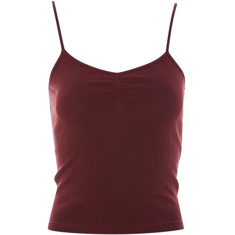 Topshop Iris Ruch Front Vest Top ($8.37) ❤ liked on Polyvore featuring tops, topshop, tank tops, shirts, burgundy, strap shirt, strappy shirt, cotton shirts, red vest and red tank Dark Red Tank Top, Strappy Shirt, Rouched Top, Burgundy Tank Top, Burgundy Vest, Spaghetti Strap Shirt, Ruched Shirt, Burgundy Shirt, Red Tank Top